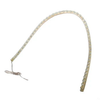 

New 48cm 48LED 12V LED Car Flexible Grill Light Lamp White Strip