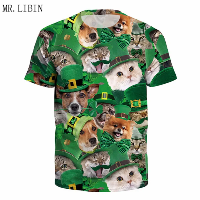 MR. LIBIN Новое поступление St. Patrick'sDay стильная футболка для женщин и мужчин новые