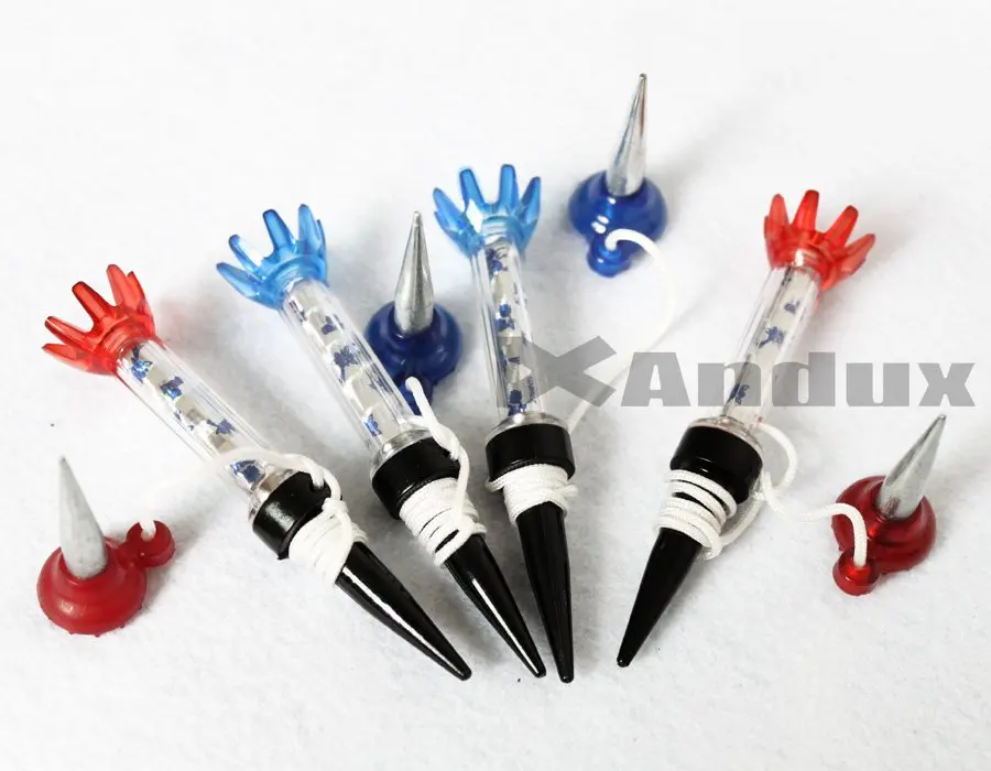 Andux 4 pack Golf Tee flexible Golf Lift Tee 130mm Tees