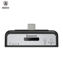 Universal BASEUS Data Migration USB 3.1 Type-C OTG Card Reader Male Type-C to USB 3.0 Female Adapter for Macbook Phones Computer