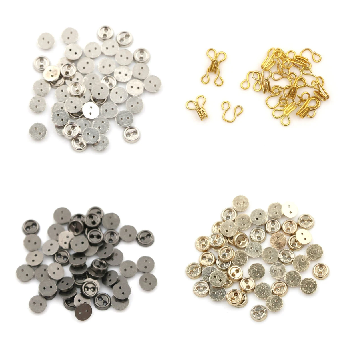 

10/50pcs Mini Ultra-Small Japanese Metal Buckle Belt Shoes doll Buckle About 5/6CM Diy Shoes Accessories