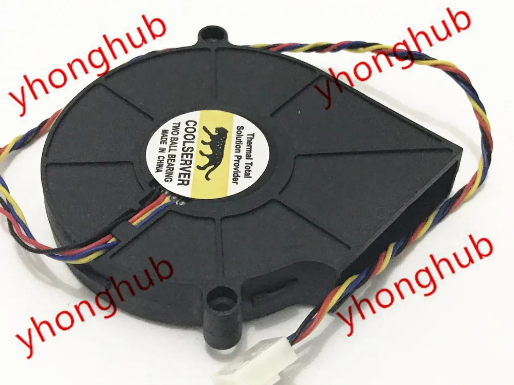 Emacro Für EVERFLOW COOLSERVER B127515BU 2011 1U 2U DC 12 v 70x70x15mm 4 Draht server Lüfter Kaufen