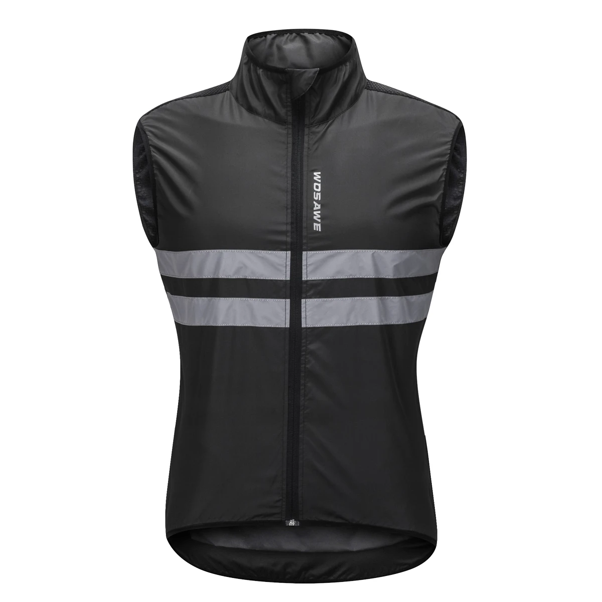 

WOSAWE Reflective Safety Vest Waterproof High Visibility Jackets Sleeveless Jacket Cycling men women's reflective jacket