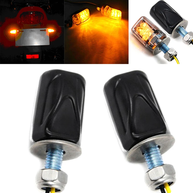 

Universal 2pcs/lot Motorcycle Turn Signals Light Indicators Flasher Blinker Signal Lamp Motorcycle LED Turn Signal Light