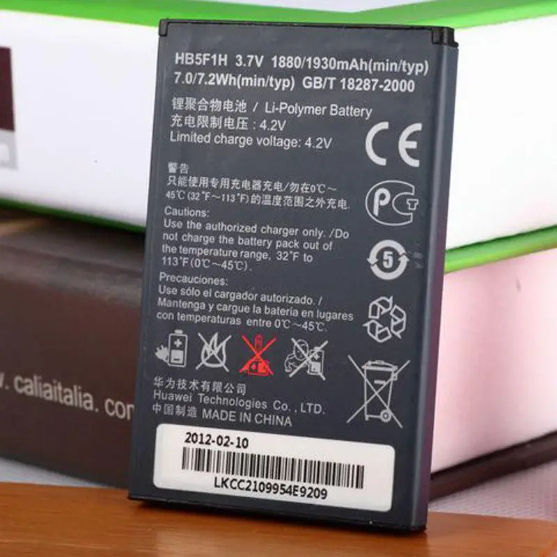 Оригинальный аккумулятор HB5F1H для телефона Huawei Honor U8860 C8860E E8660 Glory M886 M920