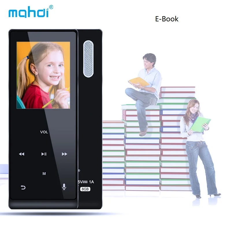 Mahdi Bluetooth HIFI MP4 Player 8G Touch Screen Multi-language Shatterproof Scratch Resistant Pedo Meter Recorder E-Book Video
