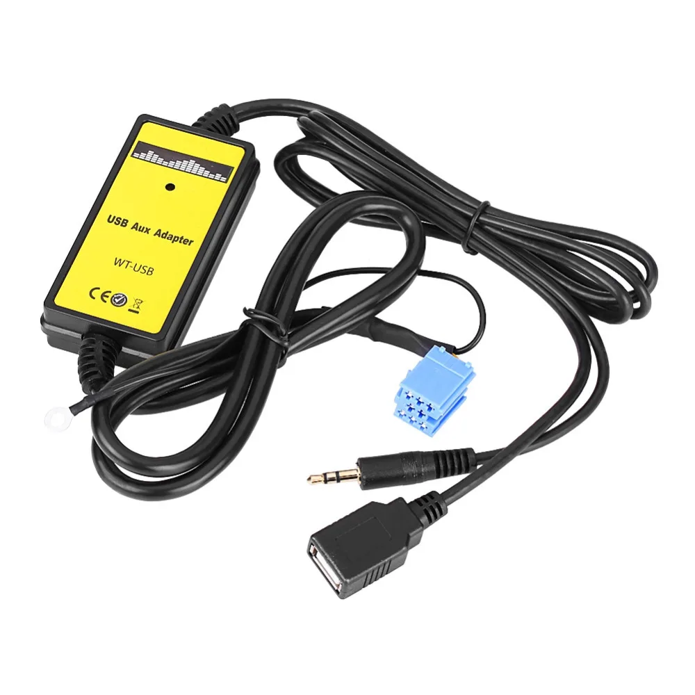 Автомобильный USB Aux In адаптер mp3 плеер радио аудио интерфейс для Skoda Seat поддержка