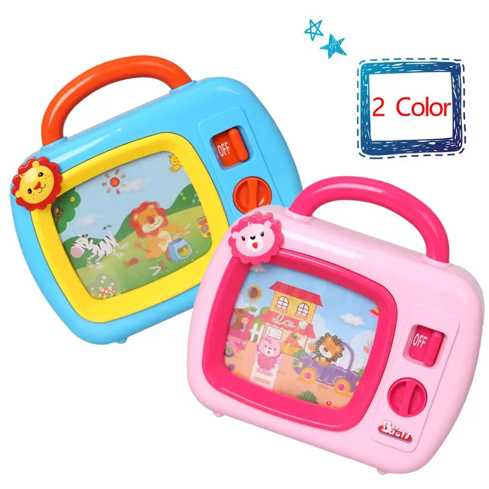 Baby Cartoon Musical Tv Toy With Scroll Image For Toddlers Children Wind Up  Music Box Learning Educational Toys For Kids - Toy Musical Instrument -  AliExpress