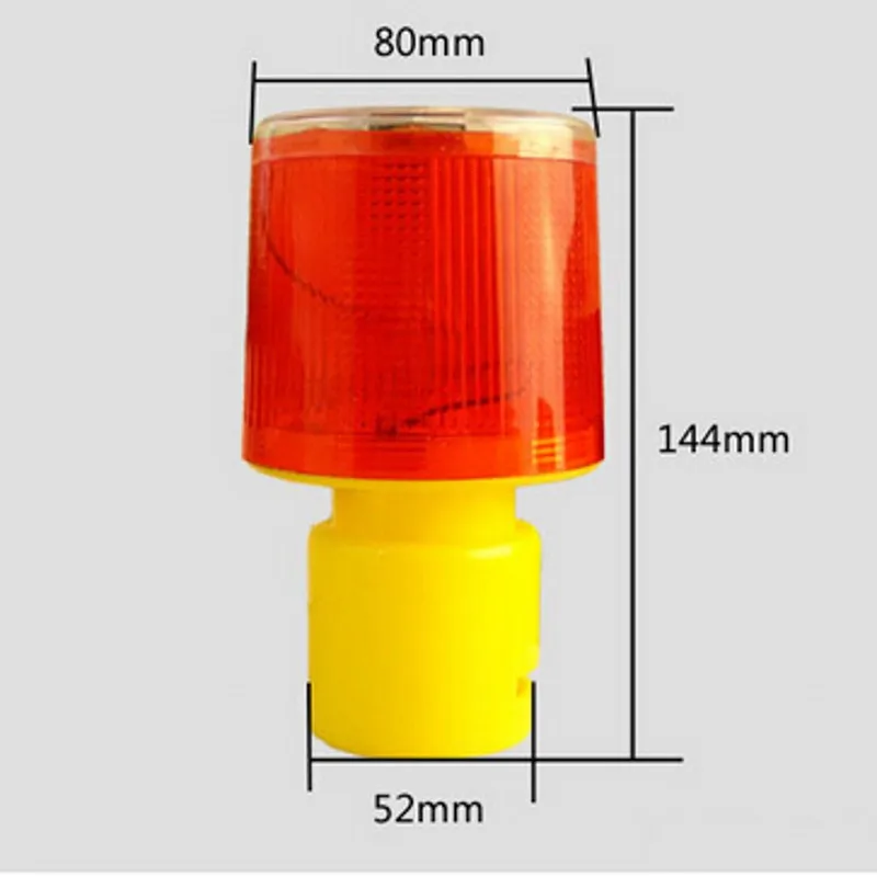 Солнечные Трафика Предупреждение свет, солнечные Детская Безопасность Сигнал маяка лампа аварийной сигнализации 6 LED