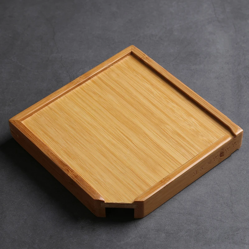 Чайный поднос из натурального бамбука puer чайная доска da hong pao для демонстрации