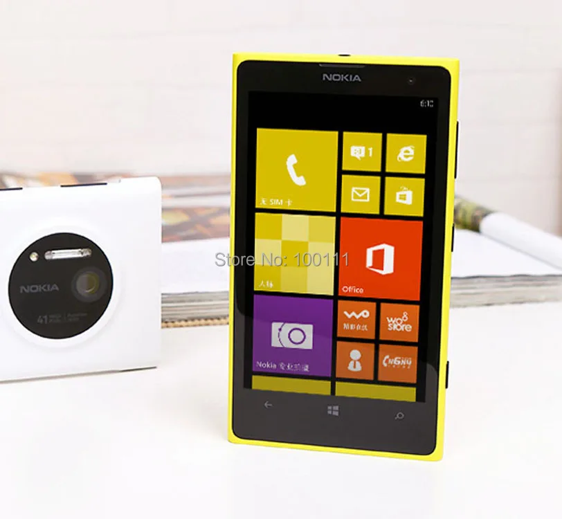 Оригинальный мобильный телефон Nokia Lumia 1020 разблокированный 4 5 дюймов wifi 41.0MP