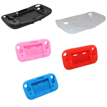 

For Nintendo controller grip shell case for Wii U silicone sofr sleeve Shell Gamepad Protective Cover for Nintend(Full Body)