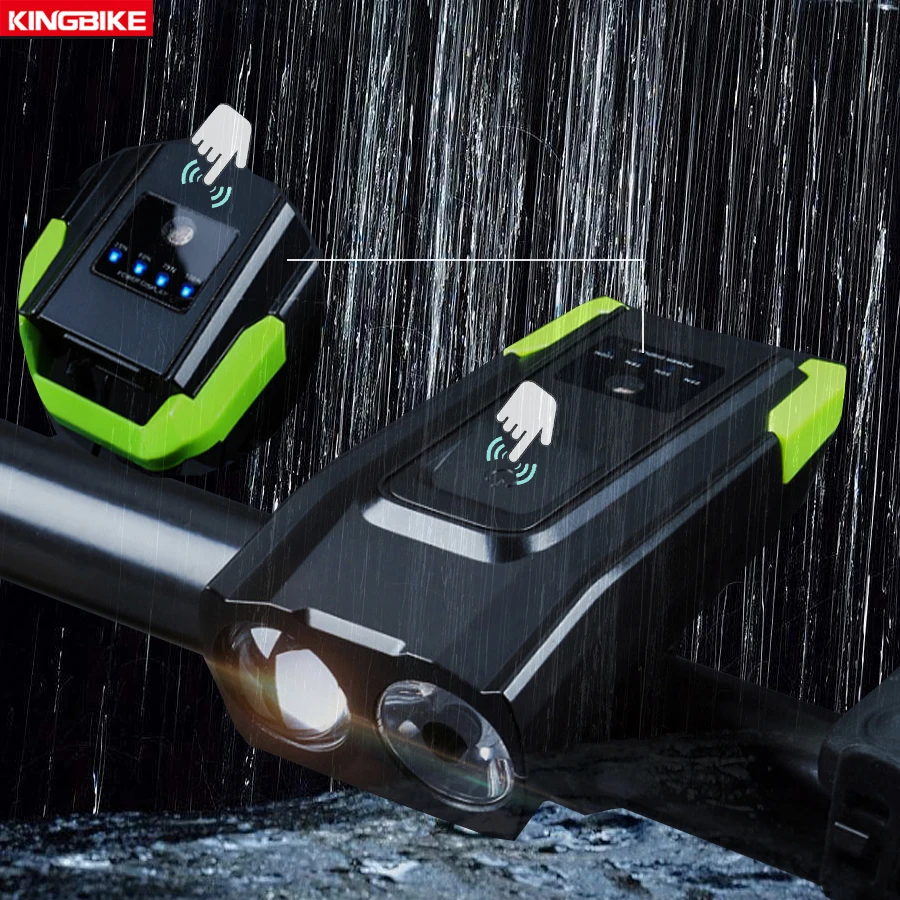 Велосипедный фонарь сенсорный USB Перезаряжаемый велосипедный на руль