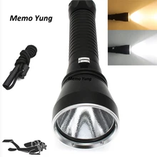 Powerful XHP70 led Waterproof Scuba Diving flashlight White/Yellow light 4200LM LED underwater torch dive Lamp lanterna