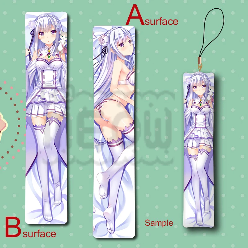 Горячие Re:Zero kara Hajimeru Isekai Seikatsu Эмилия E.M.T в виде милого героя аниме мини Dakimakura