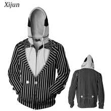 Xijun 2019 Funny Jack Skellington 3D Printed Hoodies, Sweatshirts men Spring Antumn Sportswear zip up Skulls jackets man coats Xijun 2019 Funny Jack Skellington 3D Printed Hoodies, Sweatshirts men Spring Antumn Sportswear zip up Skulls jackets man coats