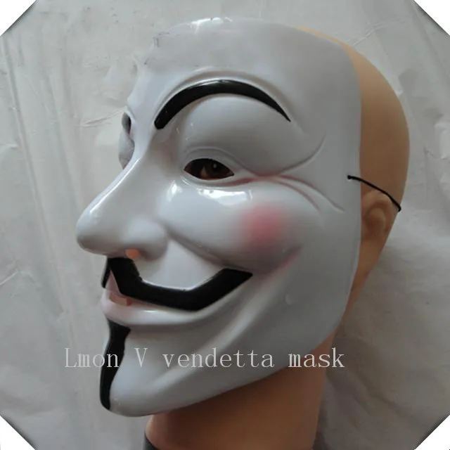 Горячая V для VENDETTA маска на Хеллоуин для косплея костюм Guy Fawkes маска Анонимус для женщин и мужчин Вечерние Маски