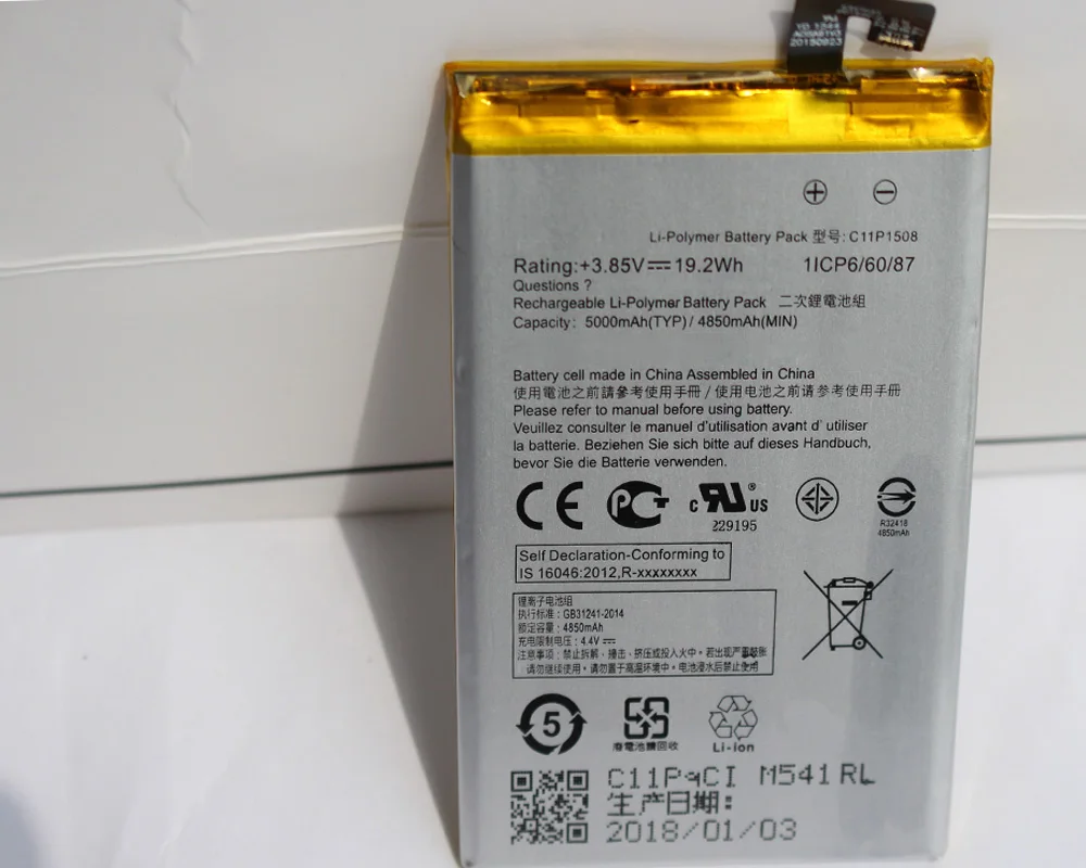 Аккумулятор ISUNOO C11P1508 5000 мАч для ASUS Zenfone Max ZC550KL Z010AD Z010DD Z010D Z010DA сменные батареи с