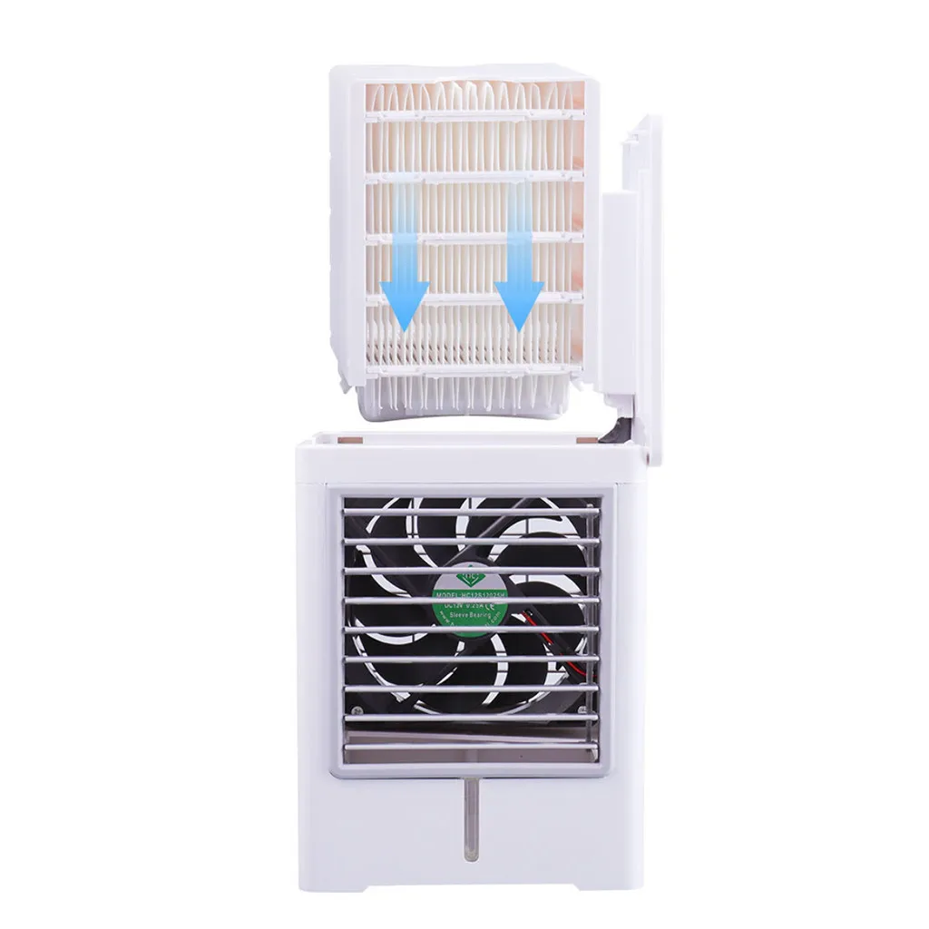 USB Charging Full Screen Feel Smart Mini Portable Air Conditioning Fan Air And Cooling Technology Air Conditioner Fan Filter