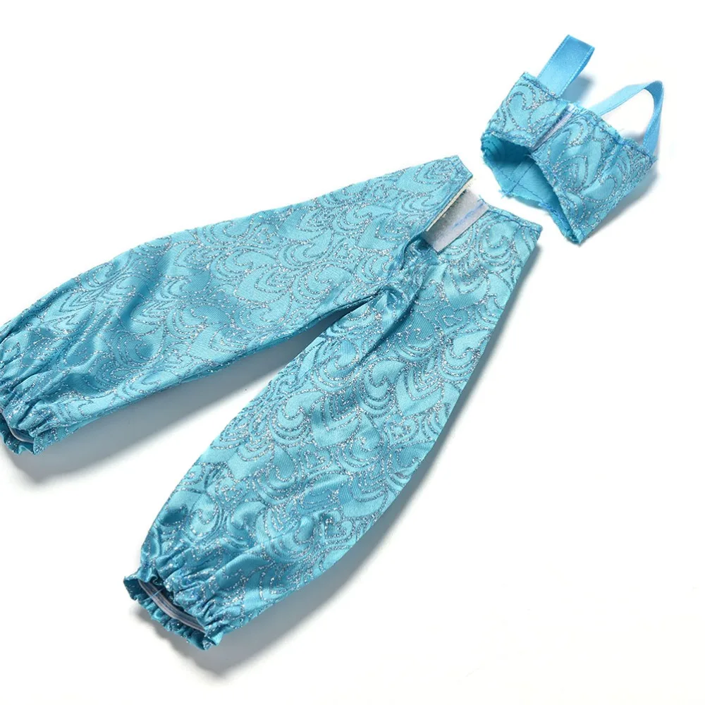 2 Pcs/set Fashion Cross Top Wide Leg pants For Latin Princess Dolls Yoga Clothes