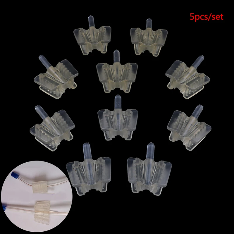 5pcs New Dental Silicone Mouth Opener Prop Support Holding Saliva