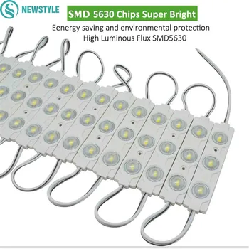 

20pcs/lot SMD5630 3led injection Led Module DC12V Waterproof Sign Letter Channel For Advertising Board Display