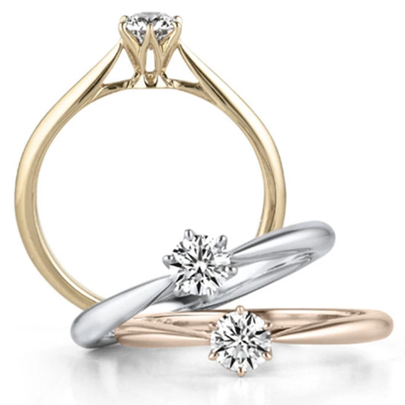 Women's Trendy Zinc Alloy CZ Decorated Ring Cover