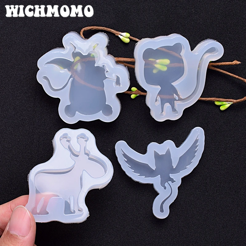 New 1PCS Cartoon Animal Craft DIY Transparent UV Resin Liquid Silicone Combination Molds for Necklace Earring Making Jewelry | Украшения и