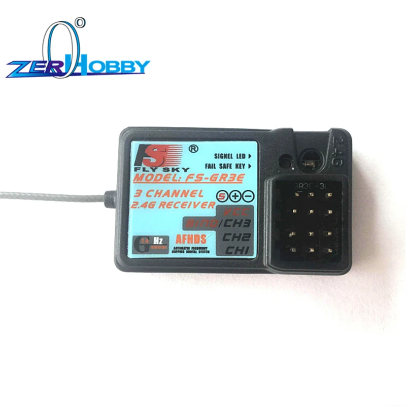 

FS-GR3E FS-GR3E 2.4G 3CH Receiver with Failsafe For RC Car Boat FS-GT3B FS-GT2 FS-GT3C Transmitter