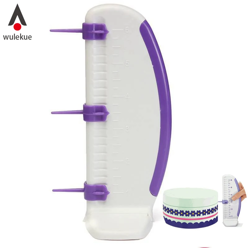 

Wulekue 1Set Cake 3D Lace Ruler Cutter Biscuit Marking DIY Tools Kitchen Baking Measurer Decorating Bakeware Accessories