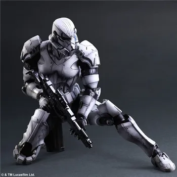 

27CM Star Wars Stormtrooper storm white soldiers Collectible Action Figures PVC Collection toys for christmas gift