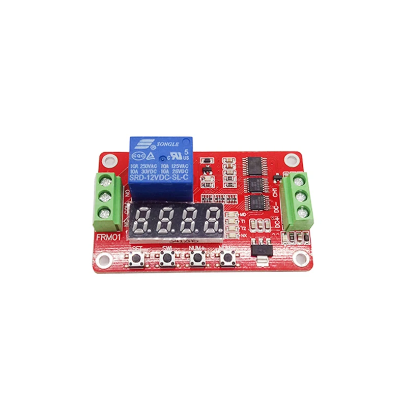 

Multifunction Self-lock Relay Cycle Timer Module PLC Automation Delay 12V