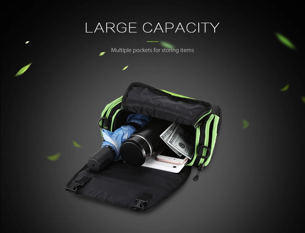 Flash Deal INBIKE Waterproof Bicycle Bag Large Capacity Handlebar Front Tube Bag Bike Pocket Shoulder Backpack Cycling Bike Backpack 1