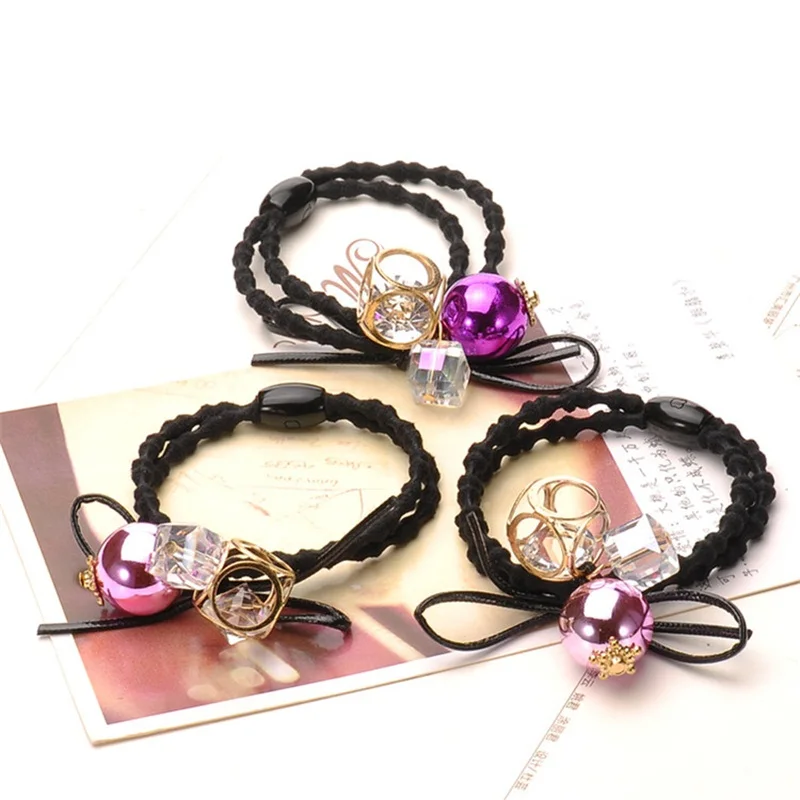 1 шт. Креативные аксессуары для волос с бусинами женщин повязка на голову полые