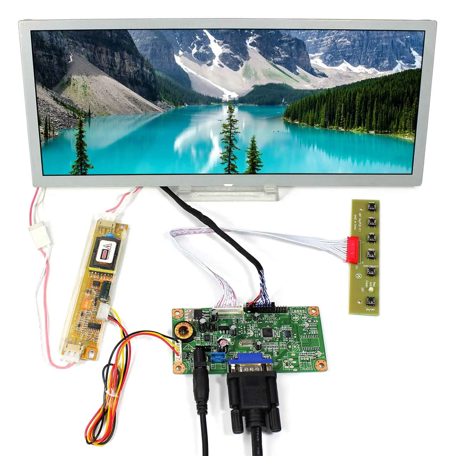 12v Lcd Controller Board With Vga Output Aliexpress.com : Buy VGA LCD Controller Board RT2270C A Wtih 12.3inch