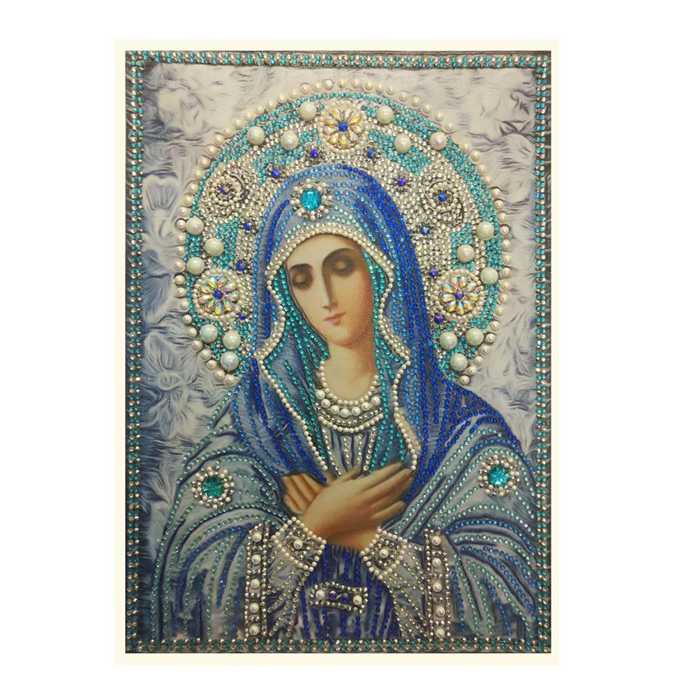 

Special Shaped Madonna Diamond Painting DIY 5D Partial Drill Cross Stitch Kits Crystal Modern home decoration painting