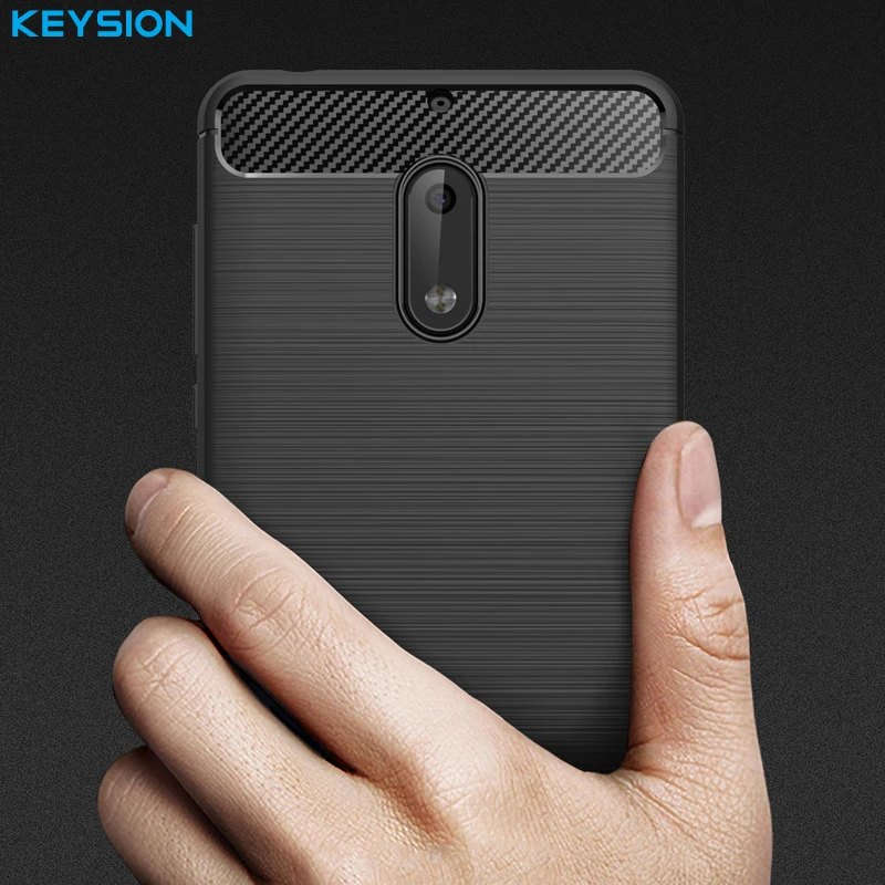 Best KEYSION Phone Case For Nokia 6 5.5 Inch Carbon Fibre Brushed Soft
TPU Silicone Shockproof Cover NOKIA TA 1000 RECOMMENDED TODAY BUY Now
TODAY