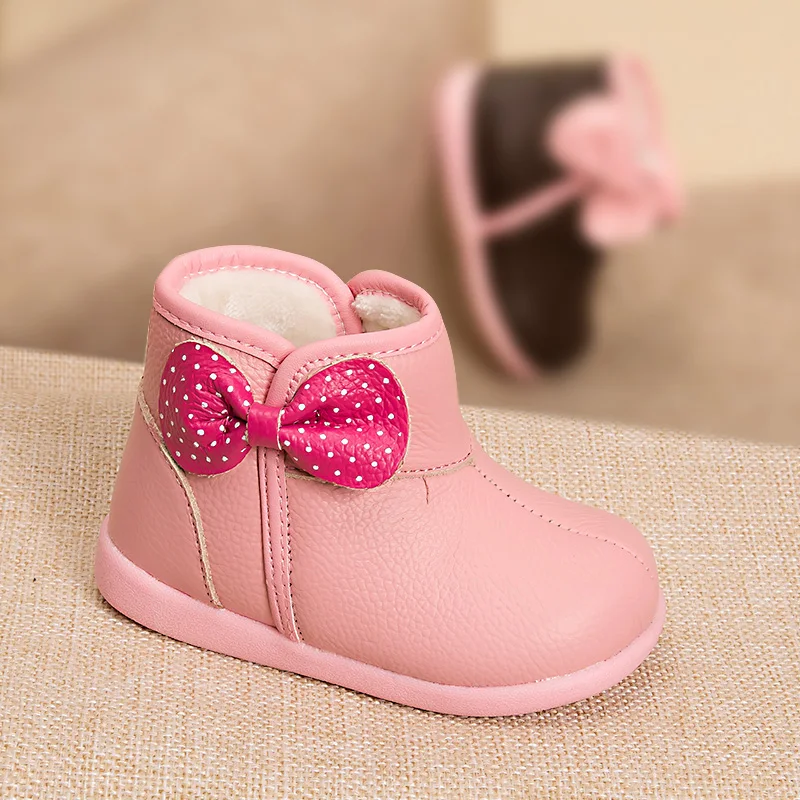 Phynier Girl cotton boots female baby 