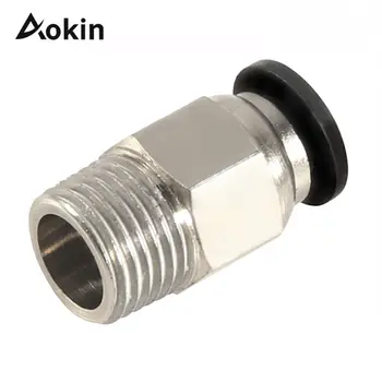 

3D Printer Pneumatic Connector PC4-01 1.75mm 3mm PTFE Tube Quick Coupler For E3D V6 For J-head Fittings Reprap Hotend Fits