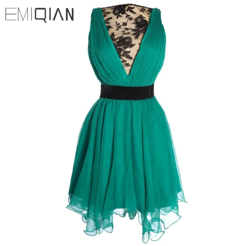 

Charming Real Samples Mini Lace Chiffon Cocktail Dresses Freeshipping