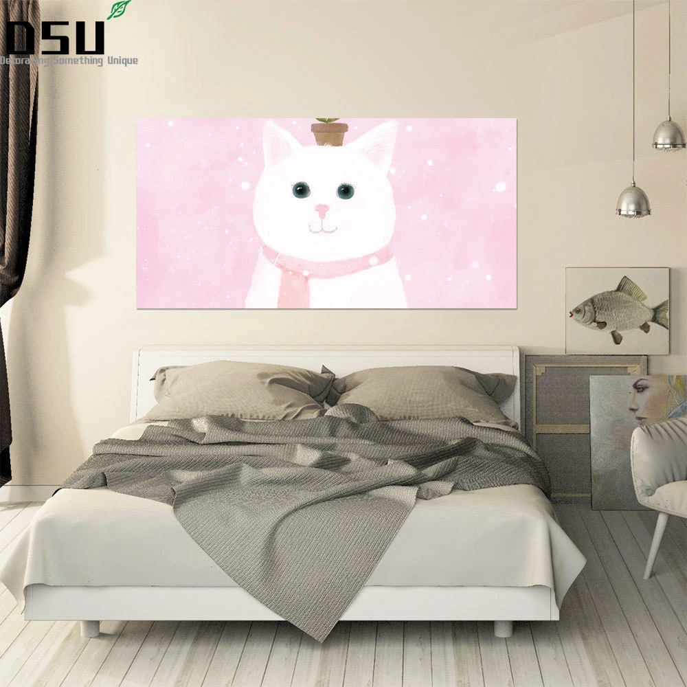 漫画のデザインかわいい猫の壁のステッカー寝室のヘッドボード壁デカール素敵なスタイルアート壁画ガールズルーム装飾ホーム装飾 Wallpapers Aliexpress 漫画のデザインかわいい猫の壁のステッカー寝室のヘッドボード壁デカール素敵なスタイルアート壁画ガールズルーム装飾ホーム装飾 Wallpapers Aliexpress
