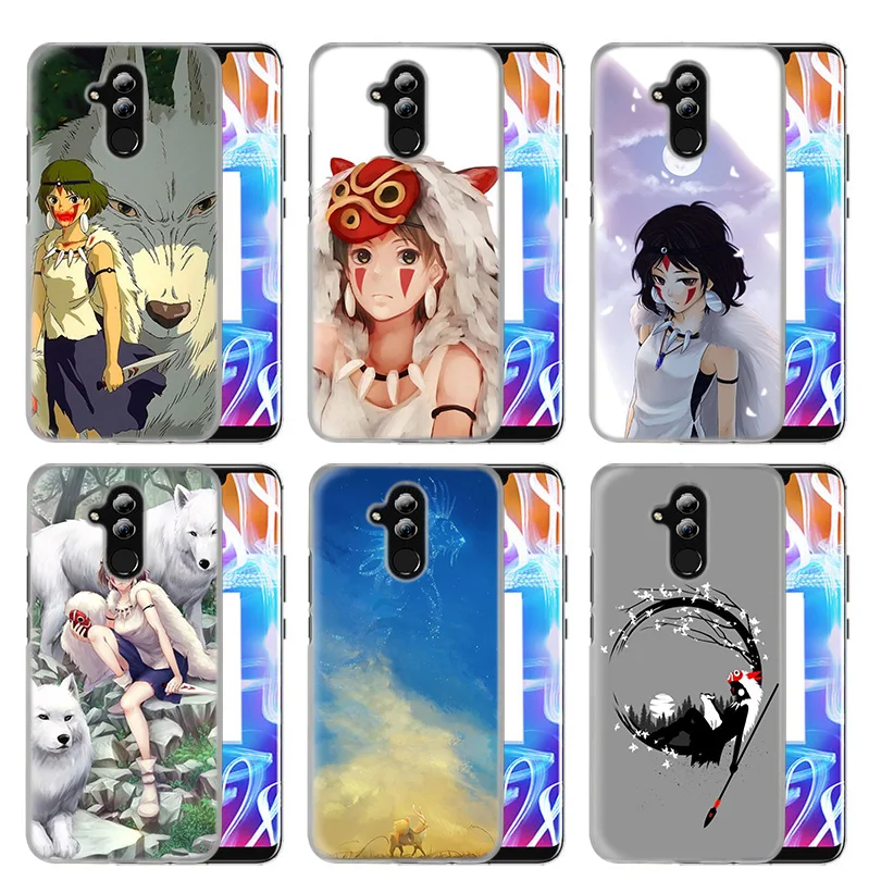 

Phone Case Cover For Huawei Honor Mate 20 10 Y9 Y7 Y6 Prime Pro 2019 P30 10 9 Lite 8A 8C V20 Nova 4 Play Princess Mononoke Anime