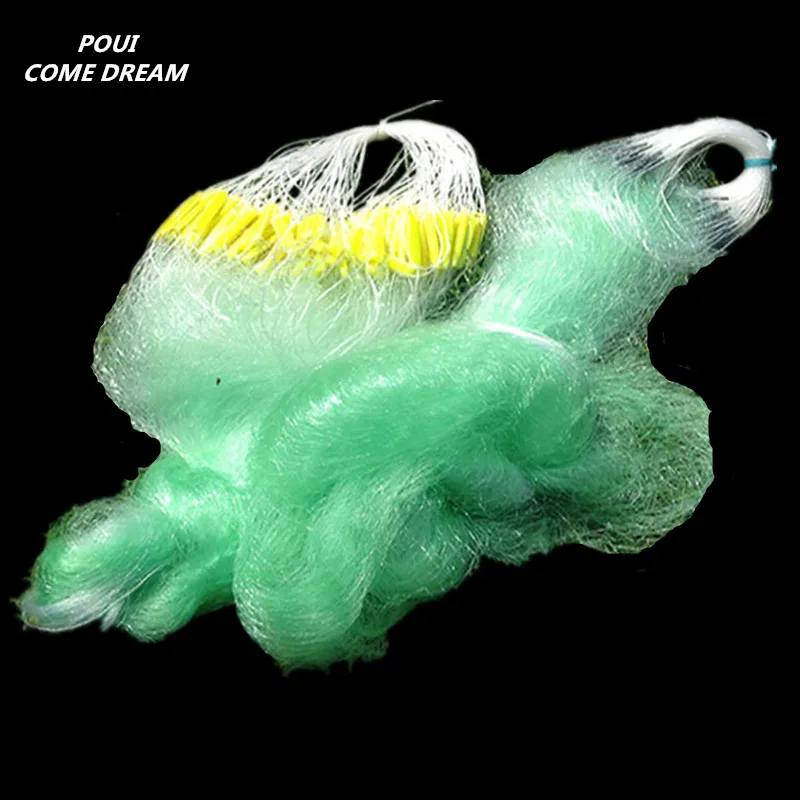 

quality H2m*L80m 3layer 2cm-7cm mesh fish trap fishing network pesca sink nylon fishing net gill net fishing tool super network
