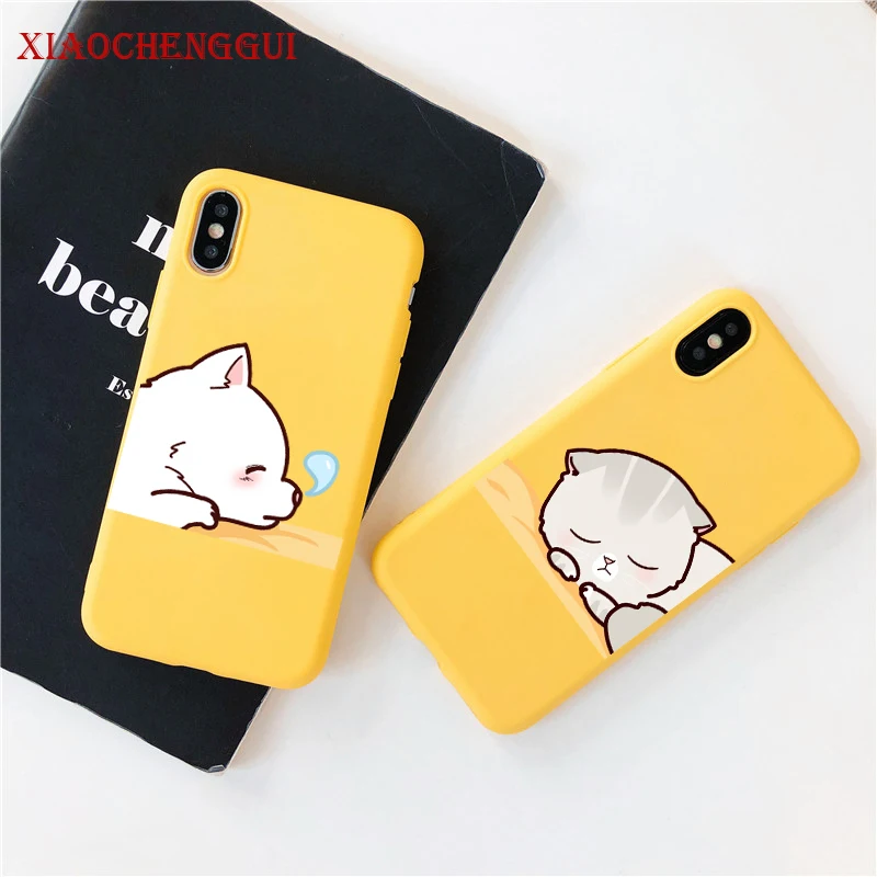

Funny Cartoon Giraffe Phone Case For iPhone 7 8 Plus TPU Silicone Back Cover for iPhone X XR XS Max 6 6S Plus 5 5S Soft Cases