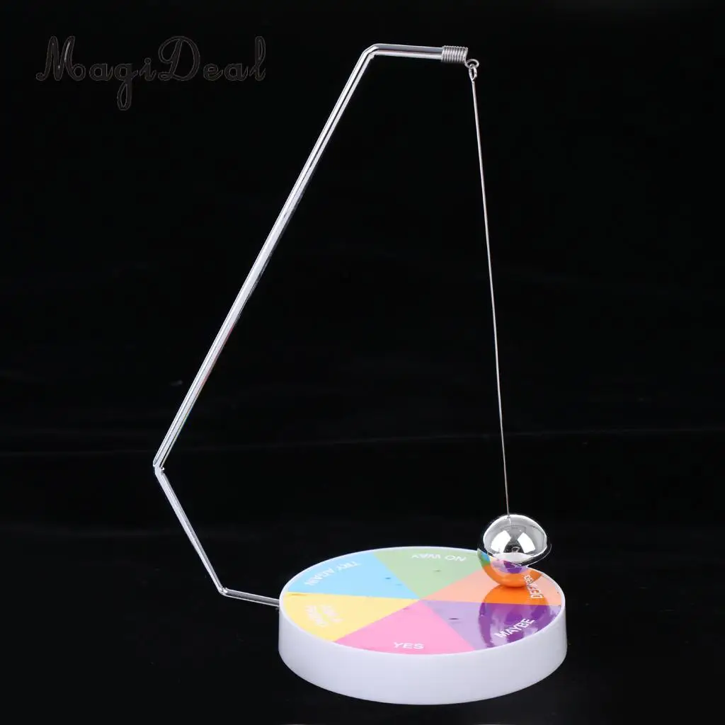 MagiDeal Magic Novelty Decision Maker Magnetic Pendulum Fun Executive Office Home Desk Car Decor Ornaments Kids Toy Gift