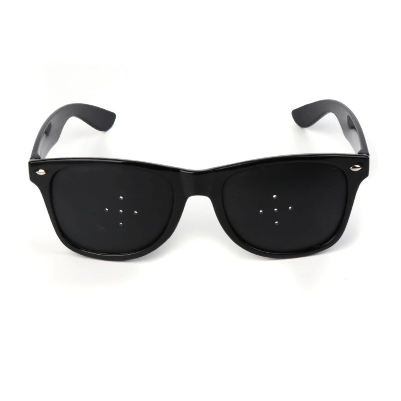

5 Holes Anti Fatigue Eyesight Vision Improve Stenopeic Glasses Eyewear New