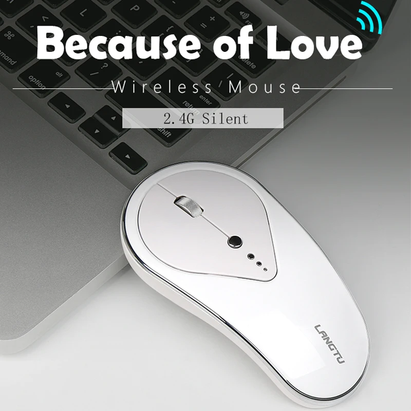 

New Arrival Wireless Silent Optical 2.4Ghz Rechargeable Mouse Laptop for Windows 7/8/10,for Mac OS Notebook PC Noiseless Mouse