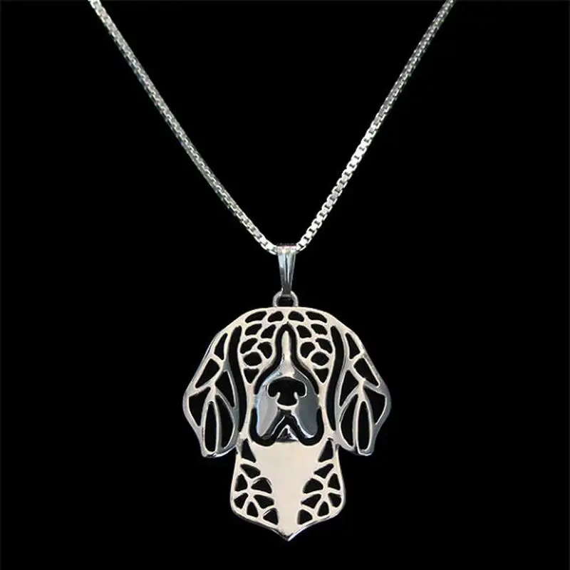 2018 Factory Supply Women Silver Plated Pet Pendant Necklaces Lovers