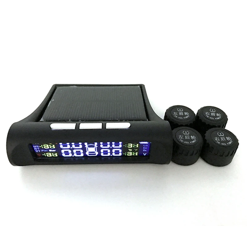 OL Universal Car LCD TPMS Tire Pressure Monitoring System Tire Pressure