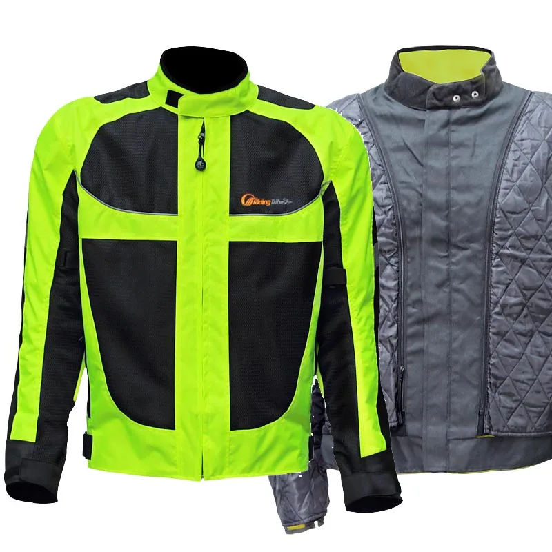Riding Tribe Winter Motorcycle Jacket Reflective Clothing Warm Cotton Lining Suits Motorbike